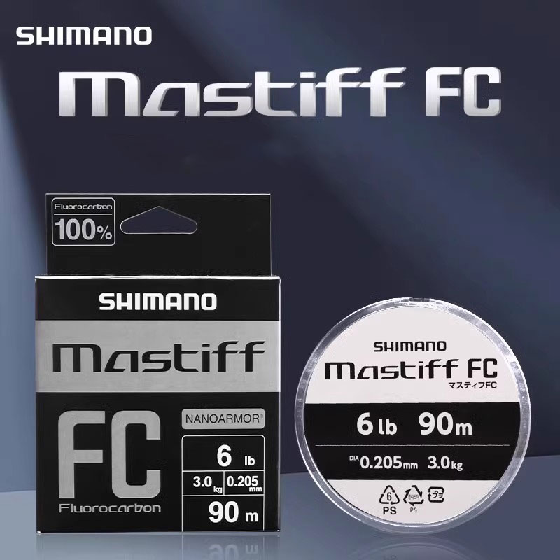 Fluorocarbon Line - Original SHIMANO Mastiff FC 3LB-20LB Fluorocarbon