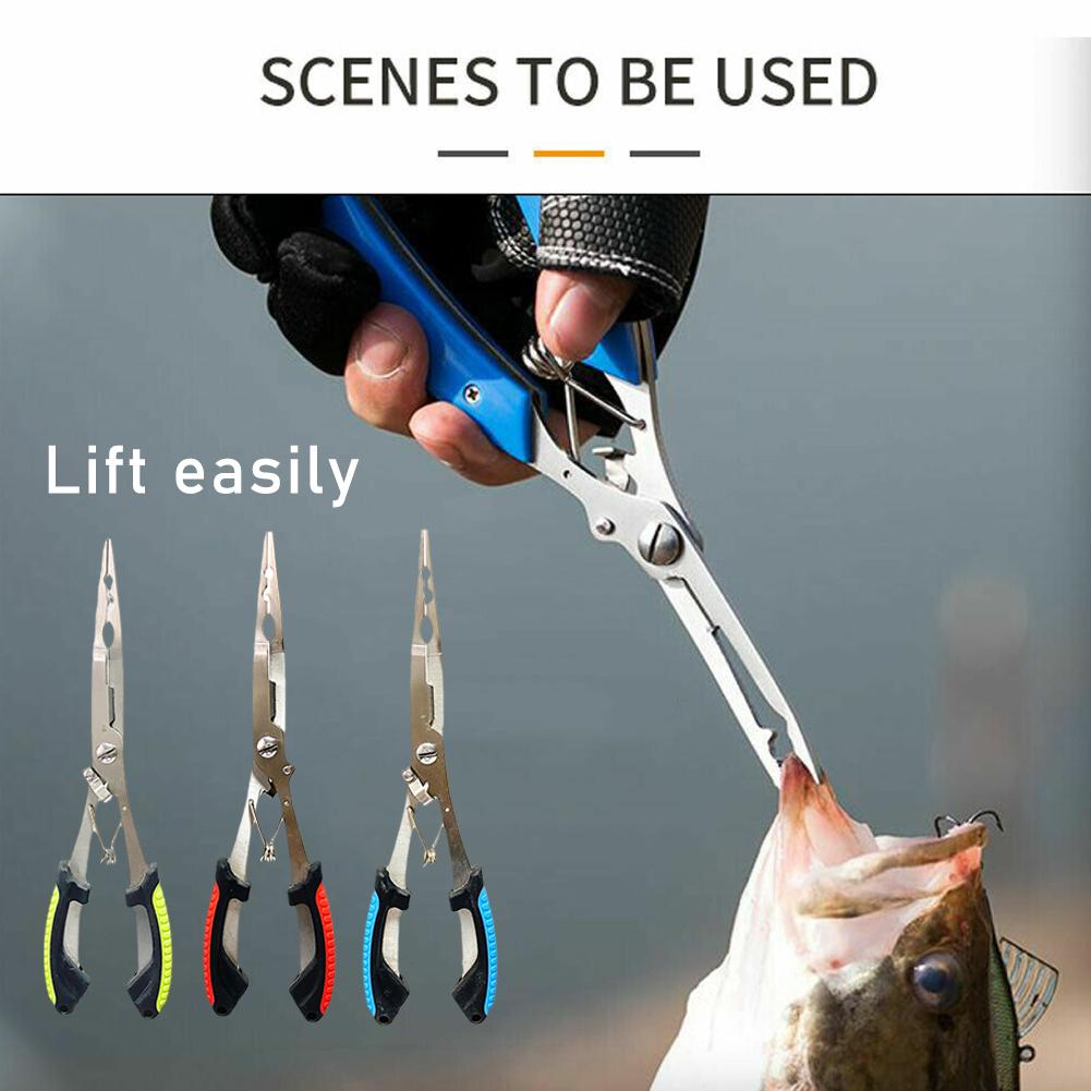 Fishing Line Cutter - Stainless Steel Fishing Pliers Multi Functional