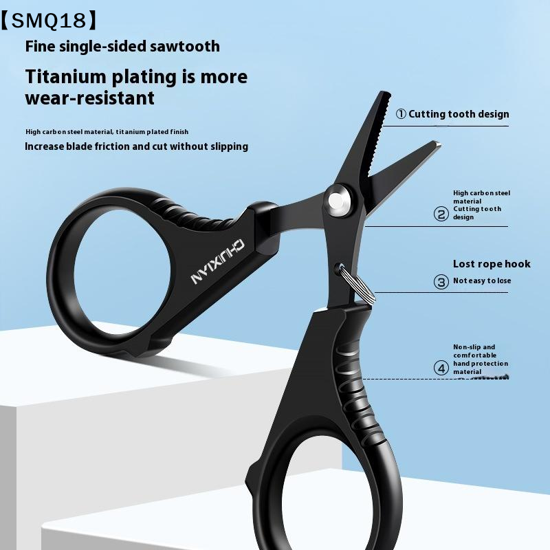 Fishing Line Cutter - Titanium Coated Stainless Steel Fishing Scissors