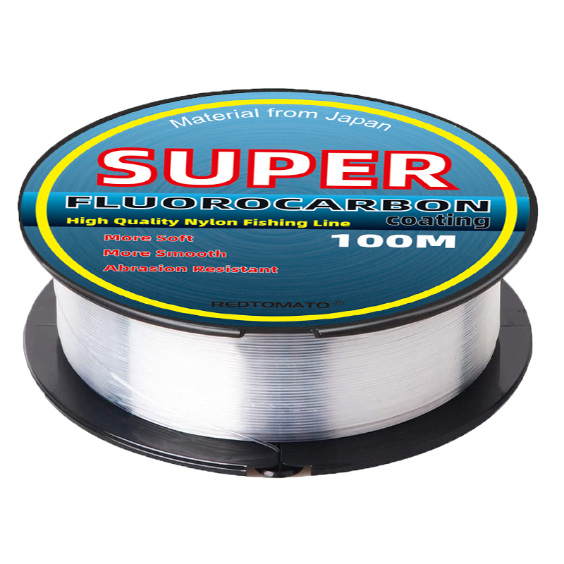Fluorocarbon Line - 100M Fluorocarbon Coated Super Strong Monofilament