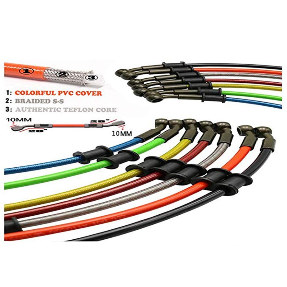 Braided Line - Motorcycle Dirt Bike Braided Steel Hydraulic