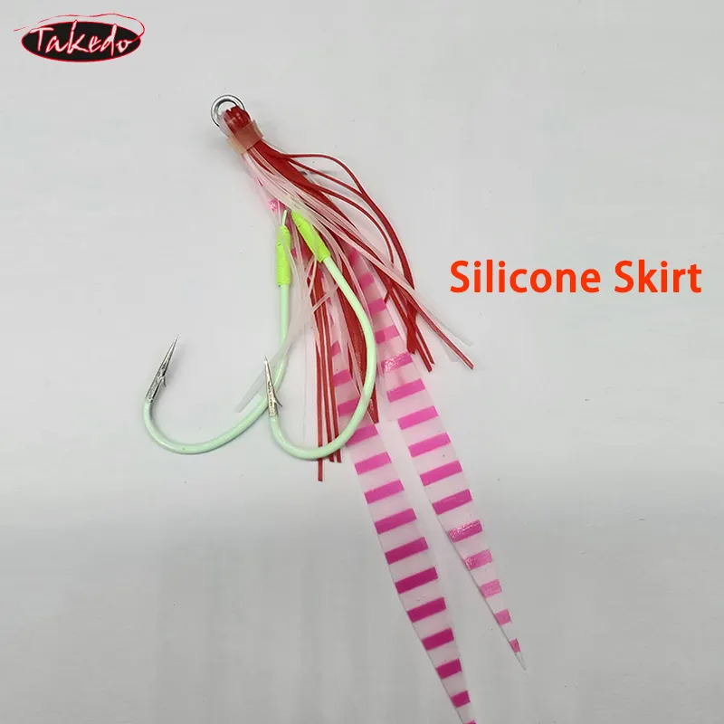 Fluorocarbon Line - TAKEDO 5Pairs MARUSEIGO 28# Jigging Assist