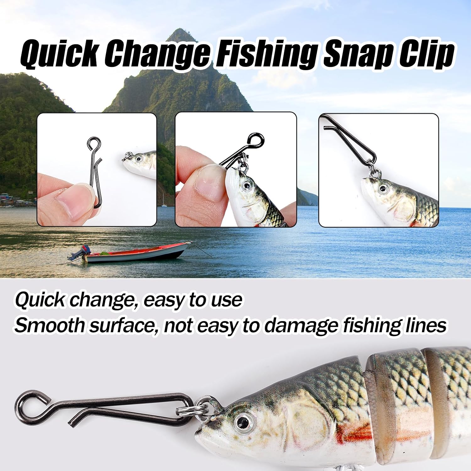100Pcs Stainless Steel Fishing - Tippet Line review and price
