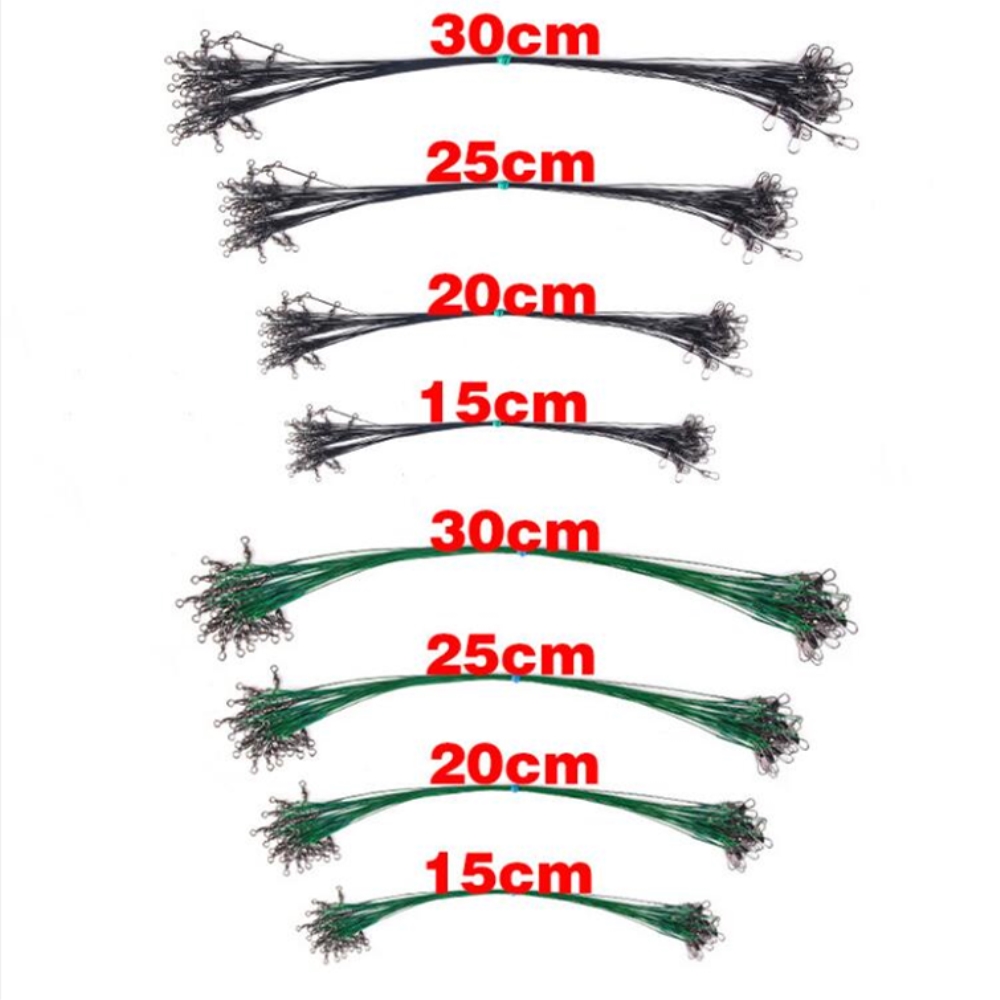 10pcs/lot Anti Bite Steel Fish - Leader Line review and price