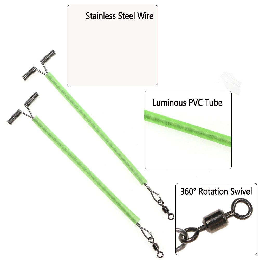 50pcs Stainless Steel Fishing  - Leader Line review and price