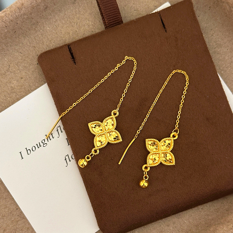 Fashion 18kt Gold Four Leaf Cl - Freshwater Line review and price