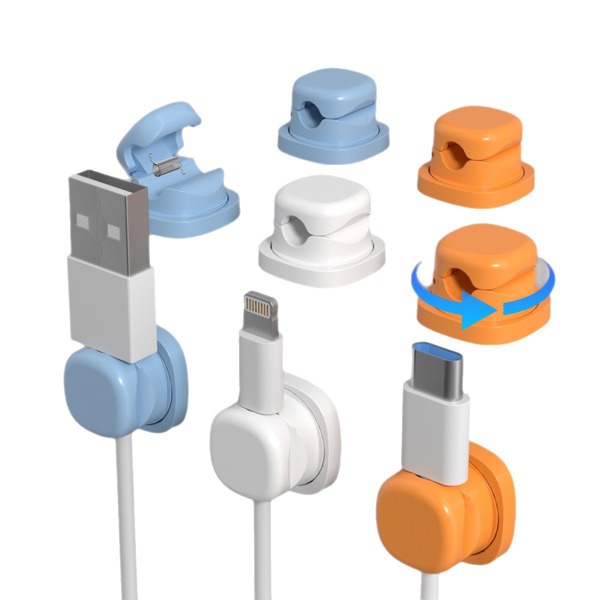 6Pcs Multi Color Rotatable Cab - Tippet Line review and price