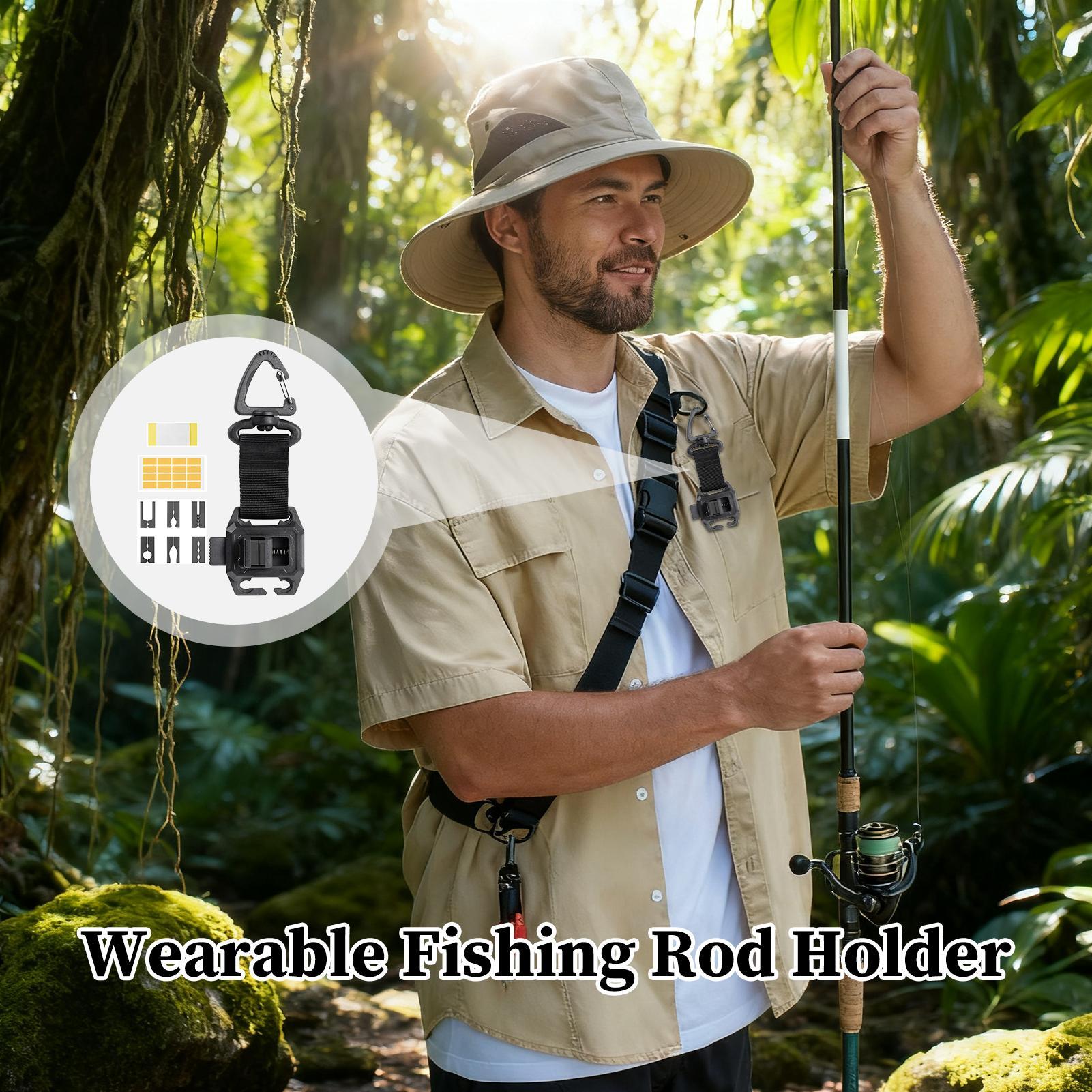 Wearable Fishing Rod Clips Hol - Saltwater Line review and price