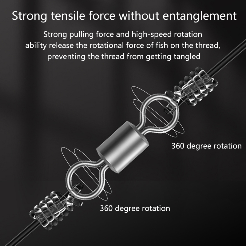 ★▲100Pcs Fishing Swivels Stain - Monofilament Line review and price