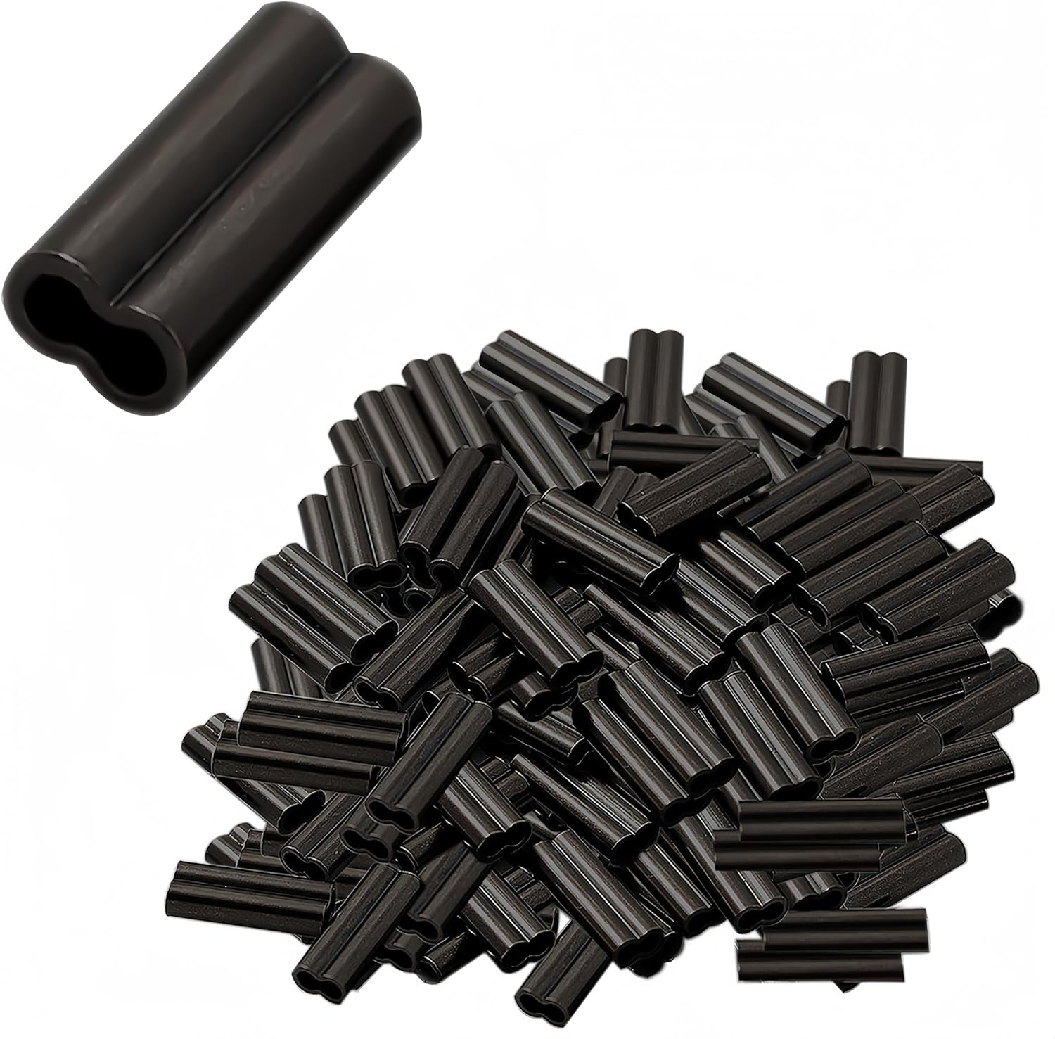 Copper Double Barrel Crimp Sle - Leader Line review and price