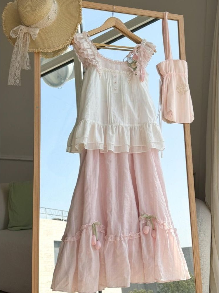 Sweet Kawaii Ruffle Trim Tulip - Fly Line review and price
