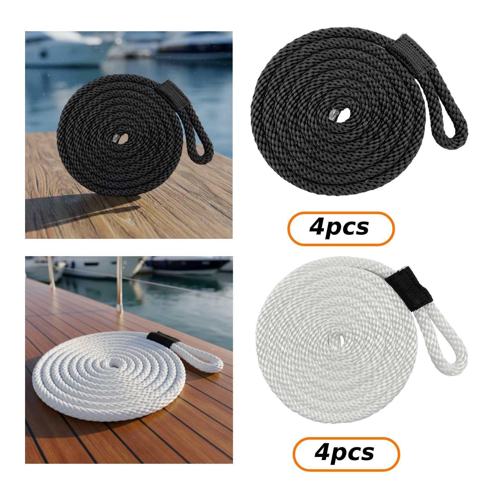 4 Pieces Docklines Mooring Rop - Braided Line review and price