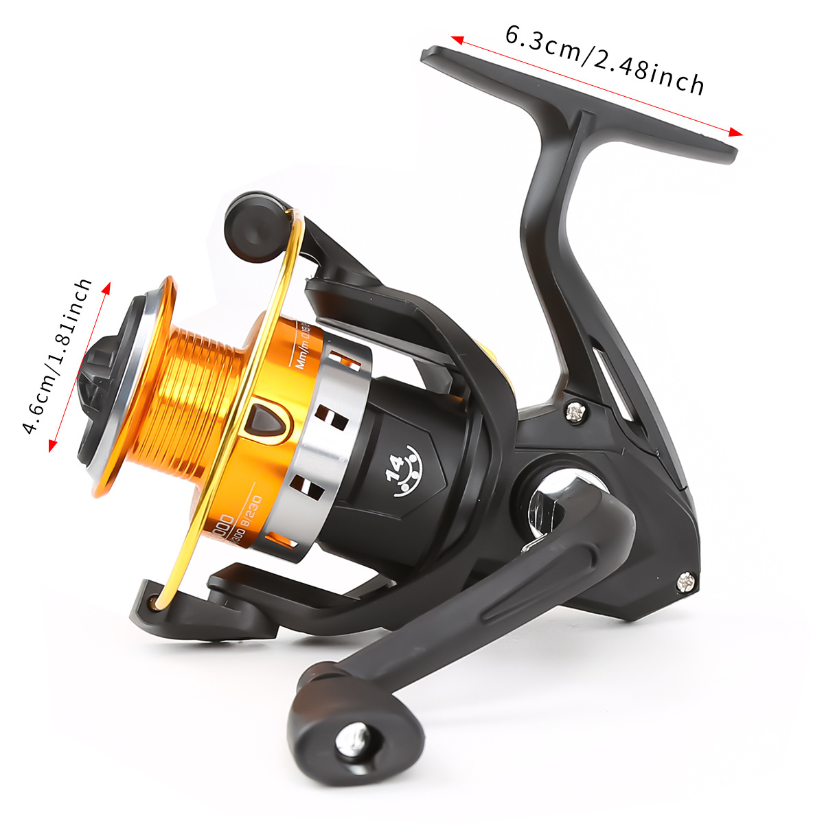Spinning Reel With Metal Spool - Ice Fishing Line review and price