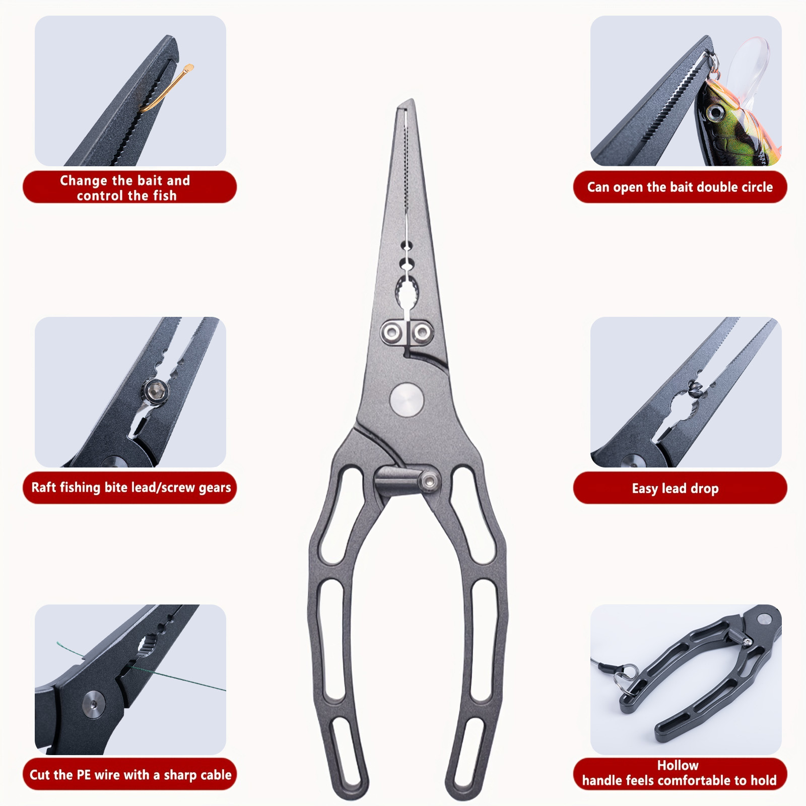 Fishing Pliers and Fish Grippe - Fishing Line Cutter review and price